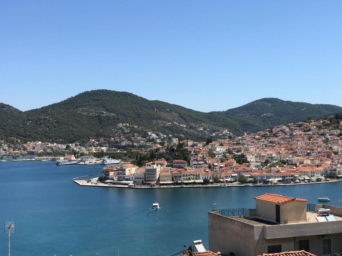 Beautiful View Of Poros Villa Galatász Kültér fotó